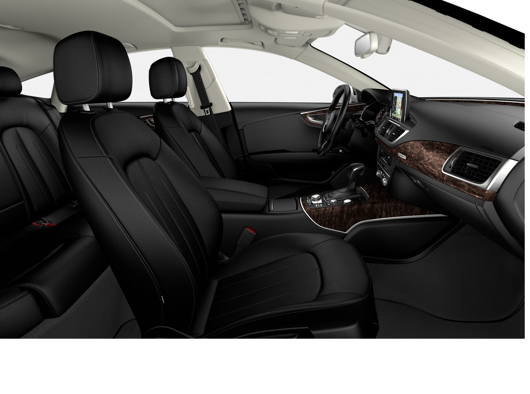 Audi A7 Premium Plus interior front cross view