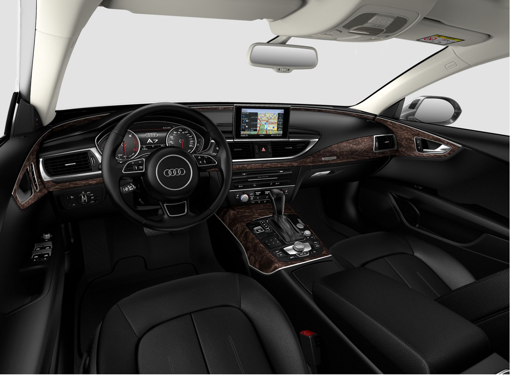 Audi A7 Premium Plus interior front view