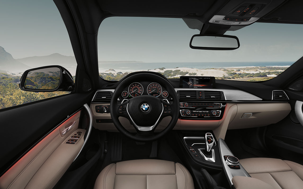 BMW 3 Series 320 i Xdrive Sedan interior front view