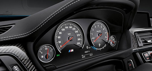 BMW M6 Gran Coupe Speedometer