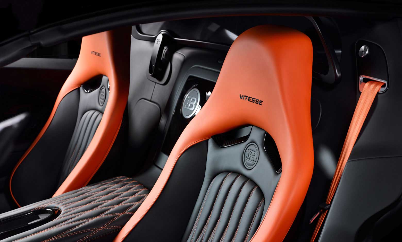 Bugatti Veyron 16.4 Grand Sport Vitesse interior seat view