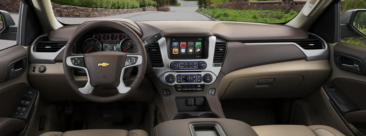 Chevrolet Suburban LT 2WD 2016 interior front cross view