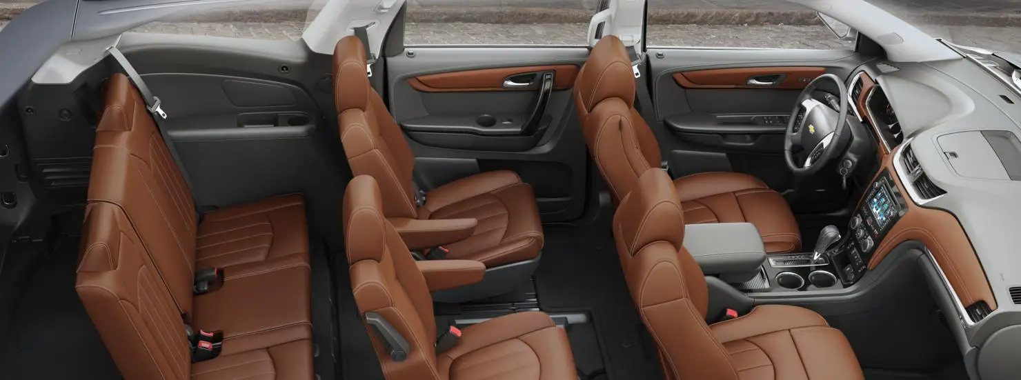 Chevrolet Traverse LTZ FWD 2016 interior whole view