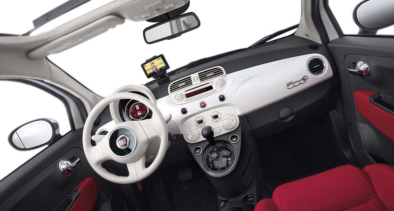 Fiat 500C Abarth Interior view