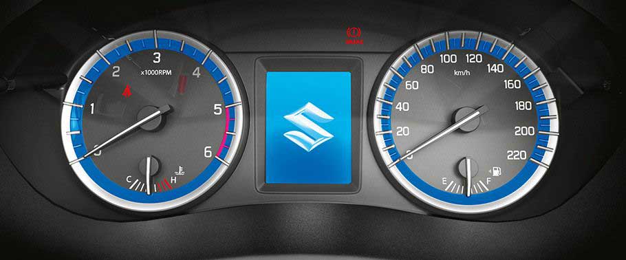 Maruti Suzuki S Cross Alpha 1.3 Interior speedometer