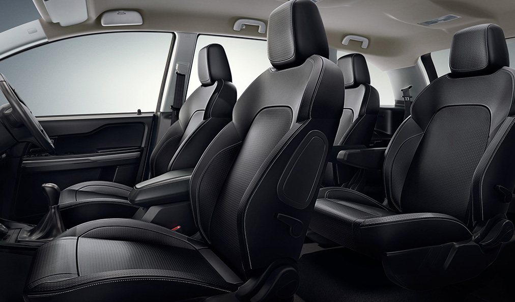 Tata Hexa XM interior whole seat view